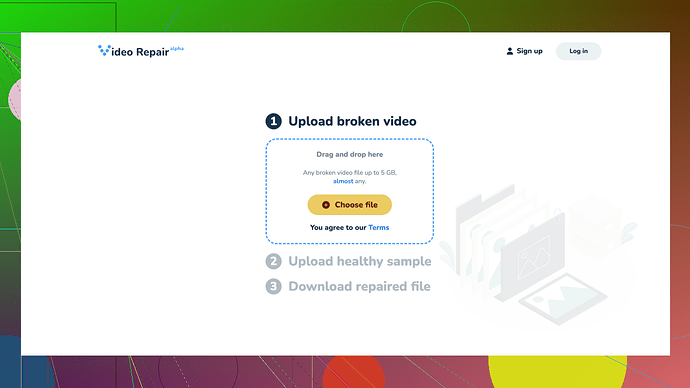 Clever Online Video Repair Screenshot