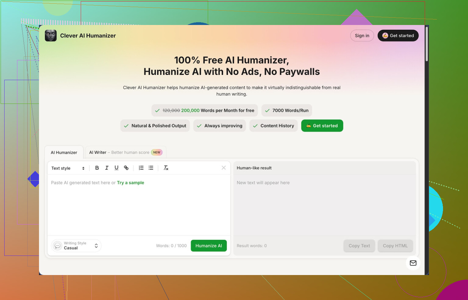 1. Recensione Clever AI Humanizer