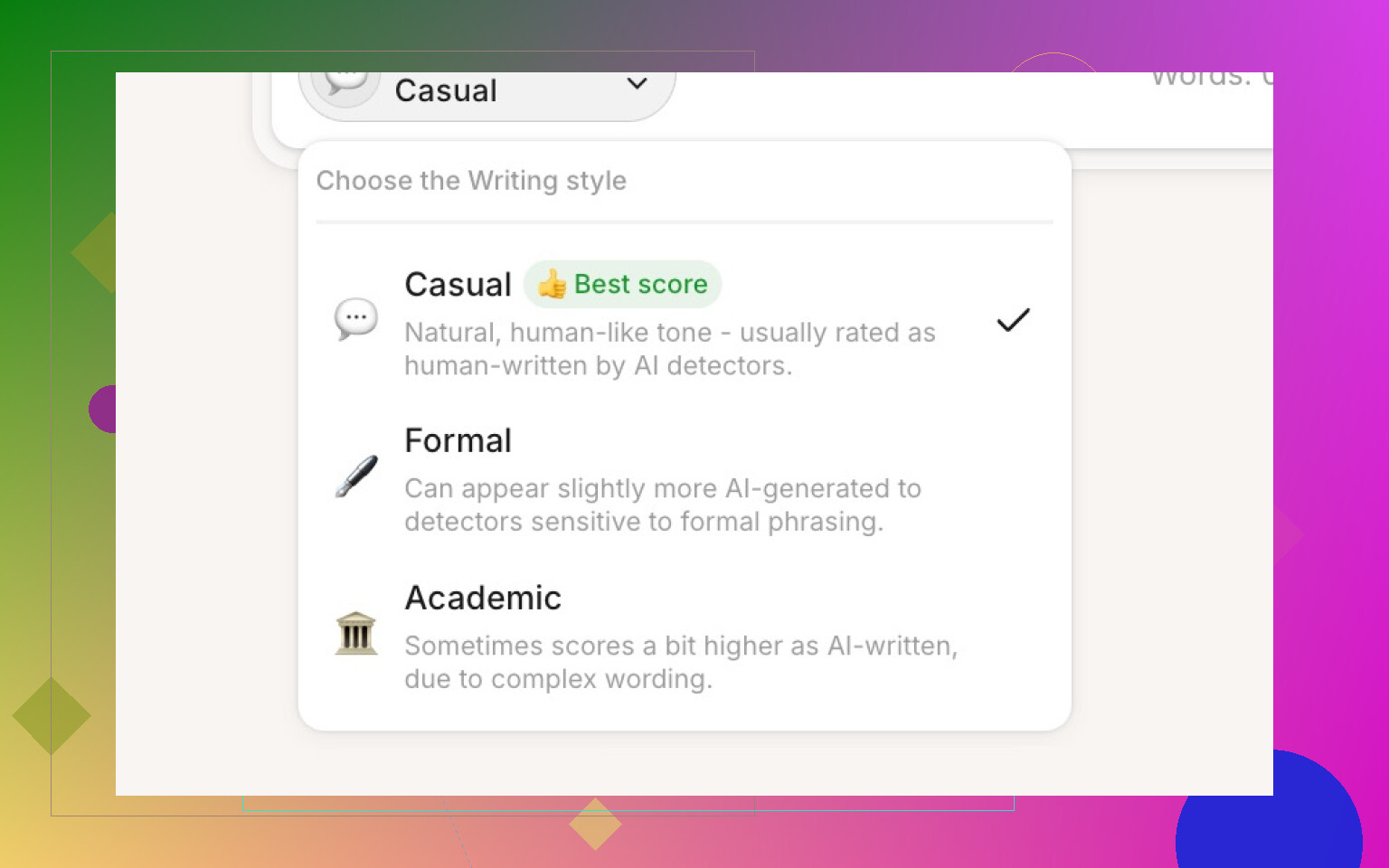 Key Features of Clever AI Humanizer