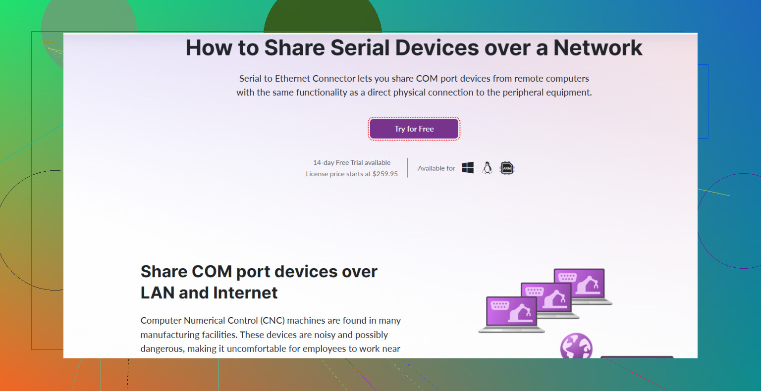 Best ways to access serial devices over LAN?