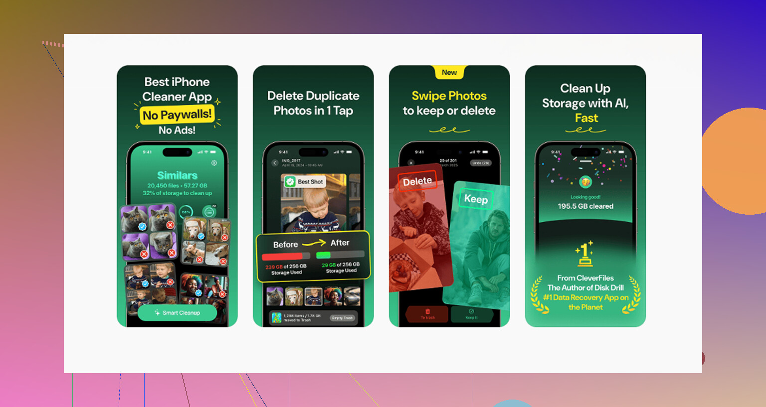 Como eu limpo Documentos e Dados no iPhone para o Facebook?